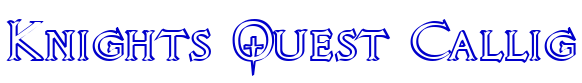 Knights Quest Callig Schriftart